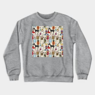 Little Round People Cute Nativity Crewneck Sweatshirt